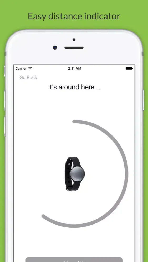 Tangkapan skrin Finder for Misfit - find your Shine and Flash device