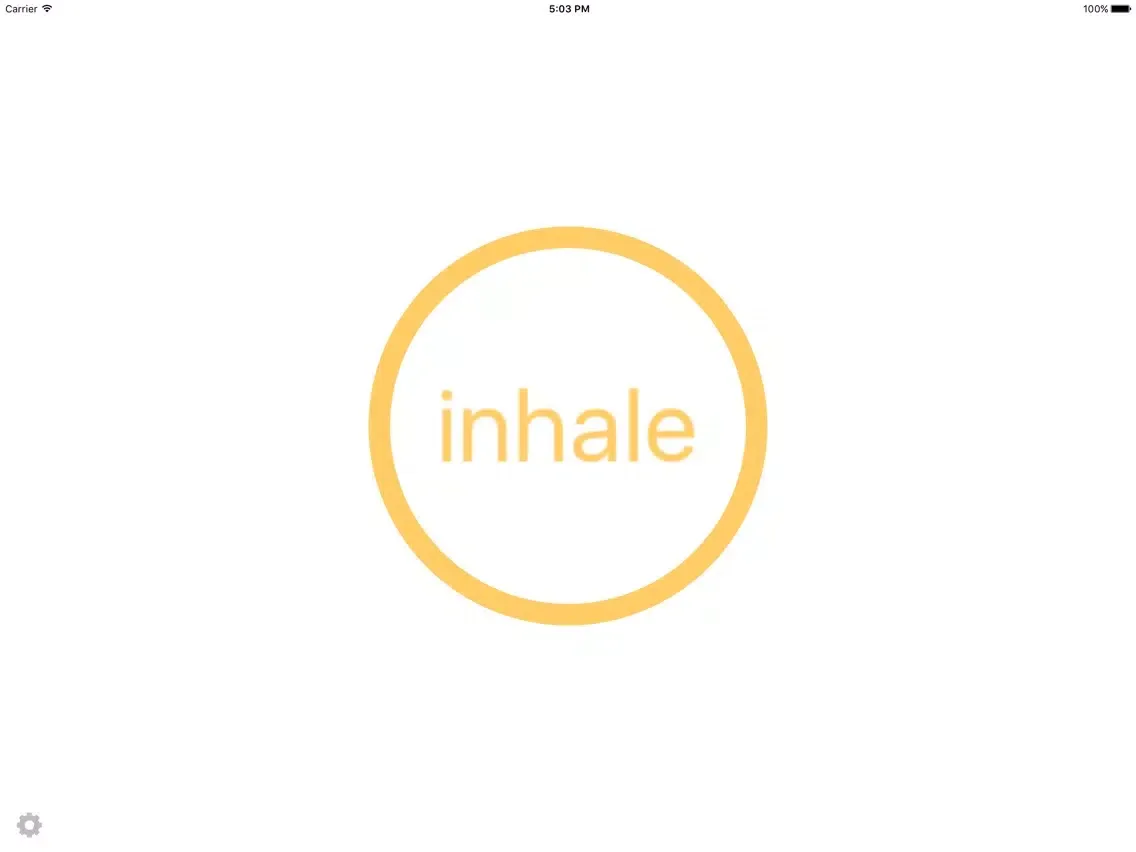 Slow Breaths - Breathing Meditation Exercise iPad 應用截圖