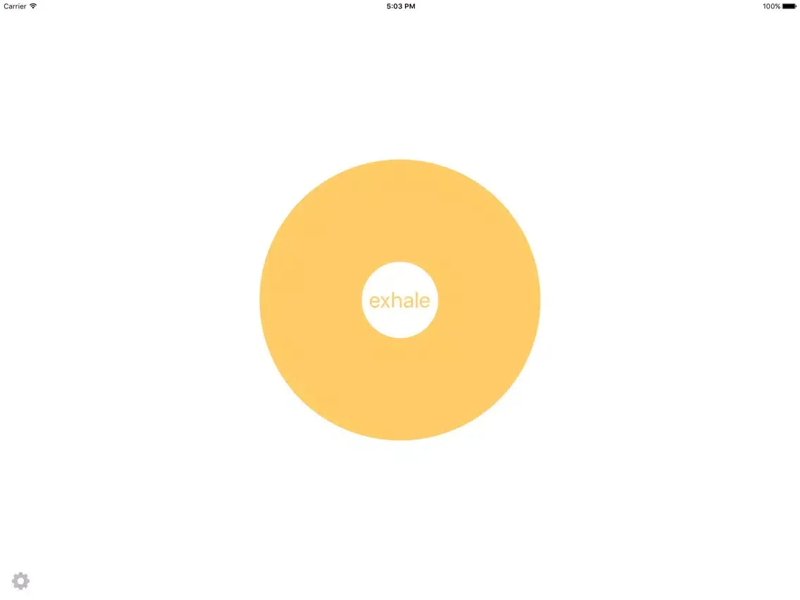Slow Breaths - Breathing Meditation Exercise iPad 應用截圖