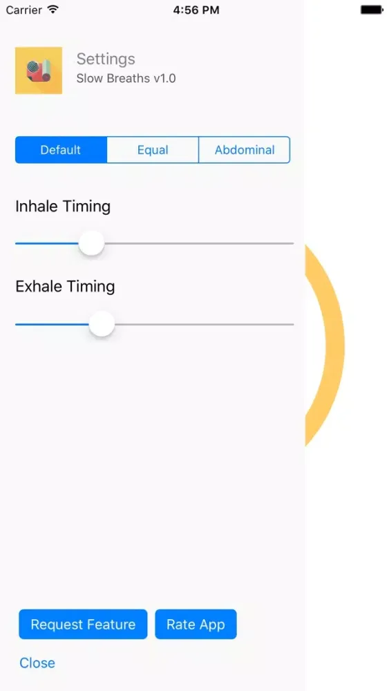 Slow Breaths - Breathing Meditation Exercise應用截圖
