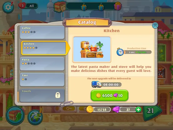 Grand Hotel Mania: Management iPad  سکرین شاٹس