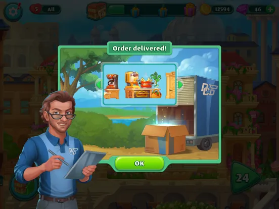 Grand Hotel Mania: Management iPad  سکرین شاٹس