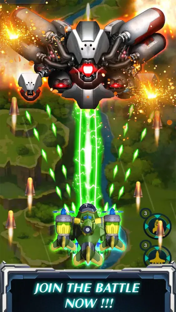 Captures d'écran de Spaceship war : Galaxy shooter