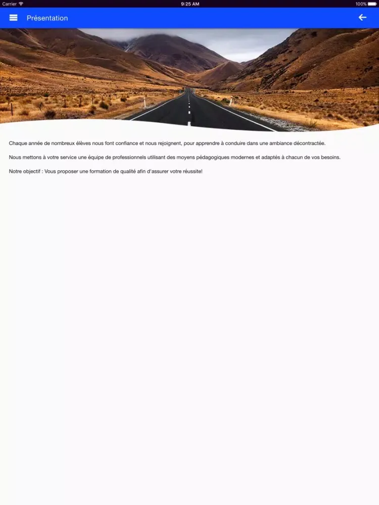 Screenshot di Ecole de conduite d'Aquitaine iPad 
