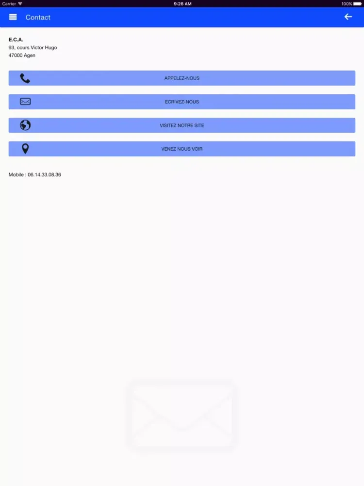 Screenshot di Ecole de conduite d'Aquitaine iPad 