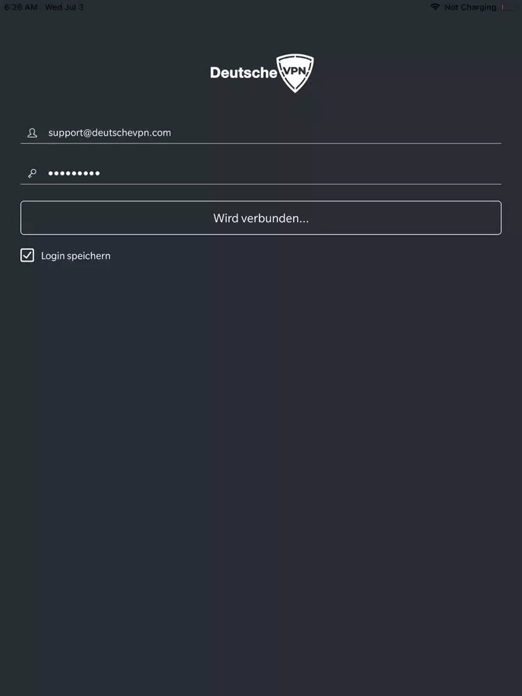 Deutsche VPN iPad  سکرین شاٹس