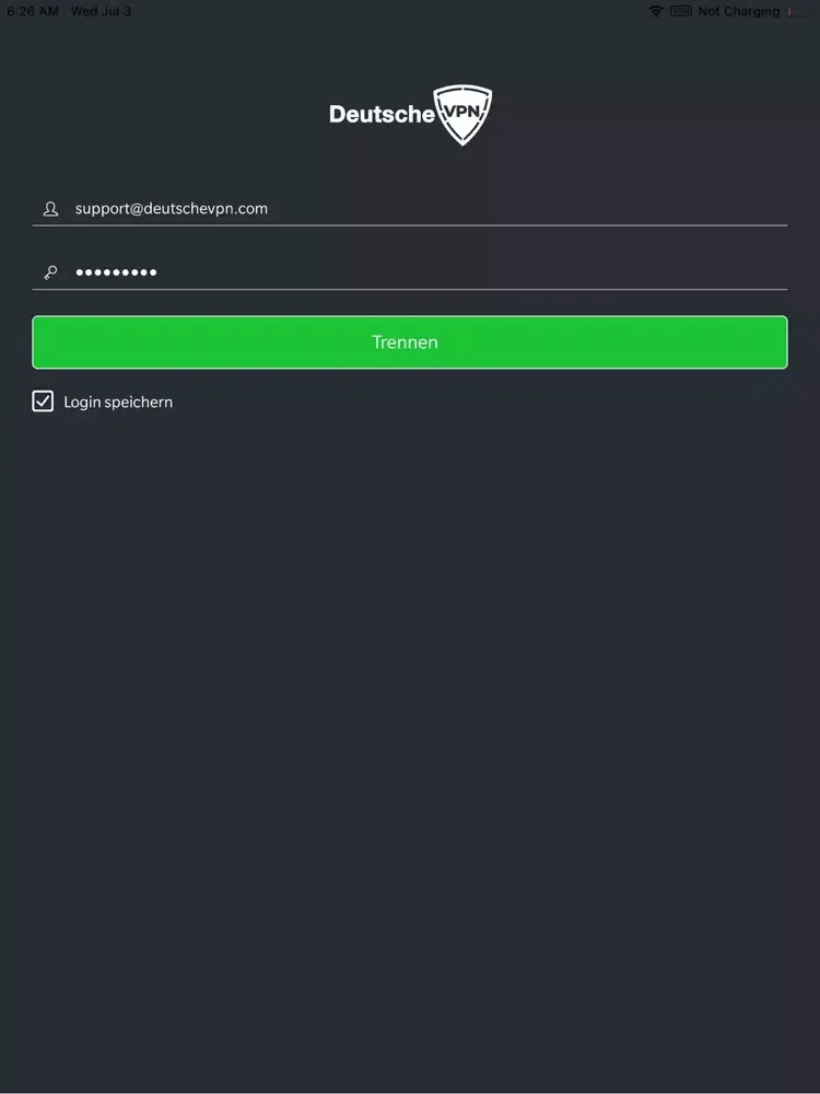 Deutsche VPN iPad  سکرین شاٹس