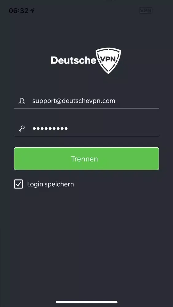 Deutsche VPN سکرین شاٹس