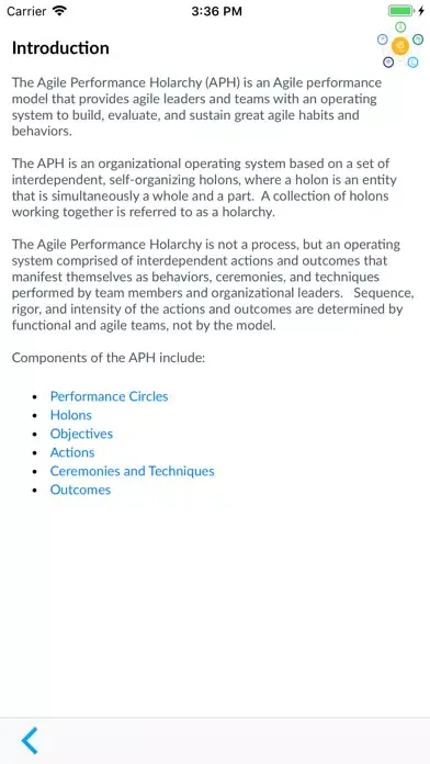 Screenshot di Agile Leadership App