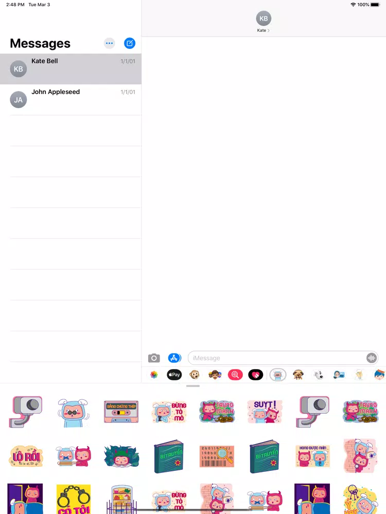Tangkapan skrin Chuyện Tối Mật iPad 