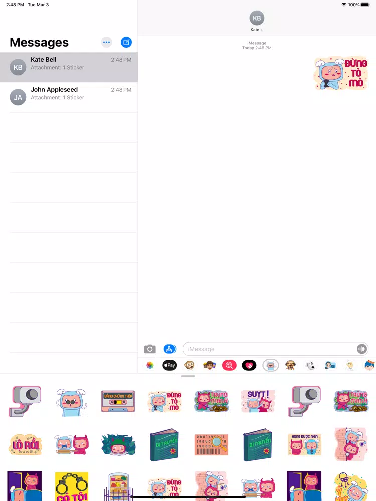 Tangkapan skrin Chuyện Tối Mật iPad 