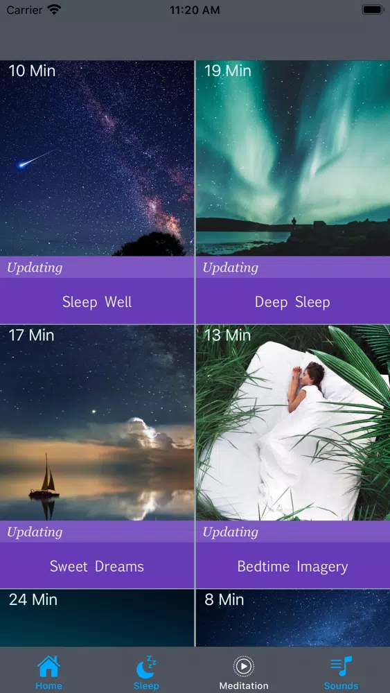Ảnh chụp màn hình của Sleep Stories for adults