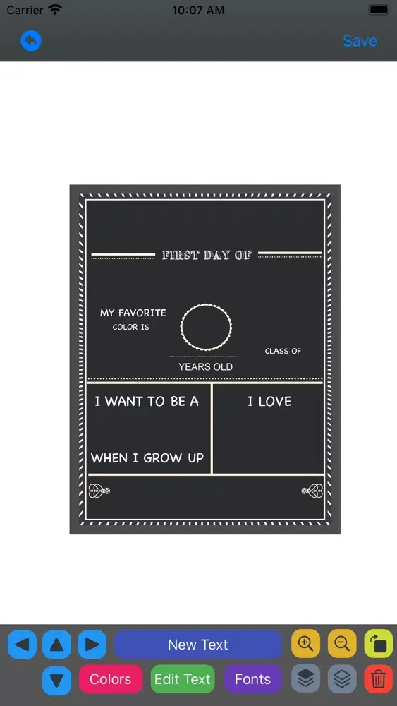 Capturas de pantalla de Back To School Sign