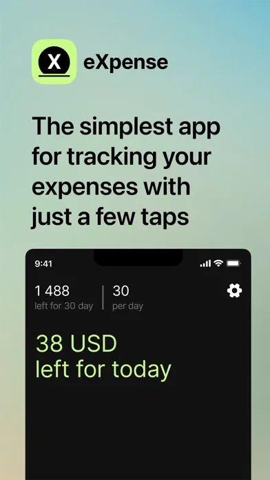 Capturas de pantalla de eXpense - Money Tracker