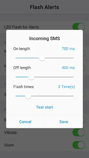Capturas de pantalla de Flash Notification for All