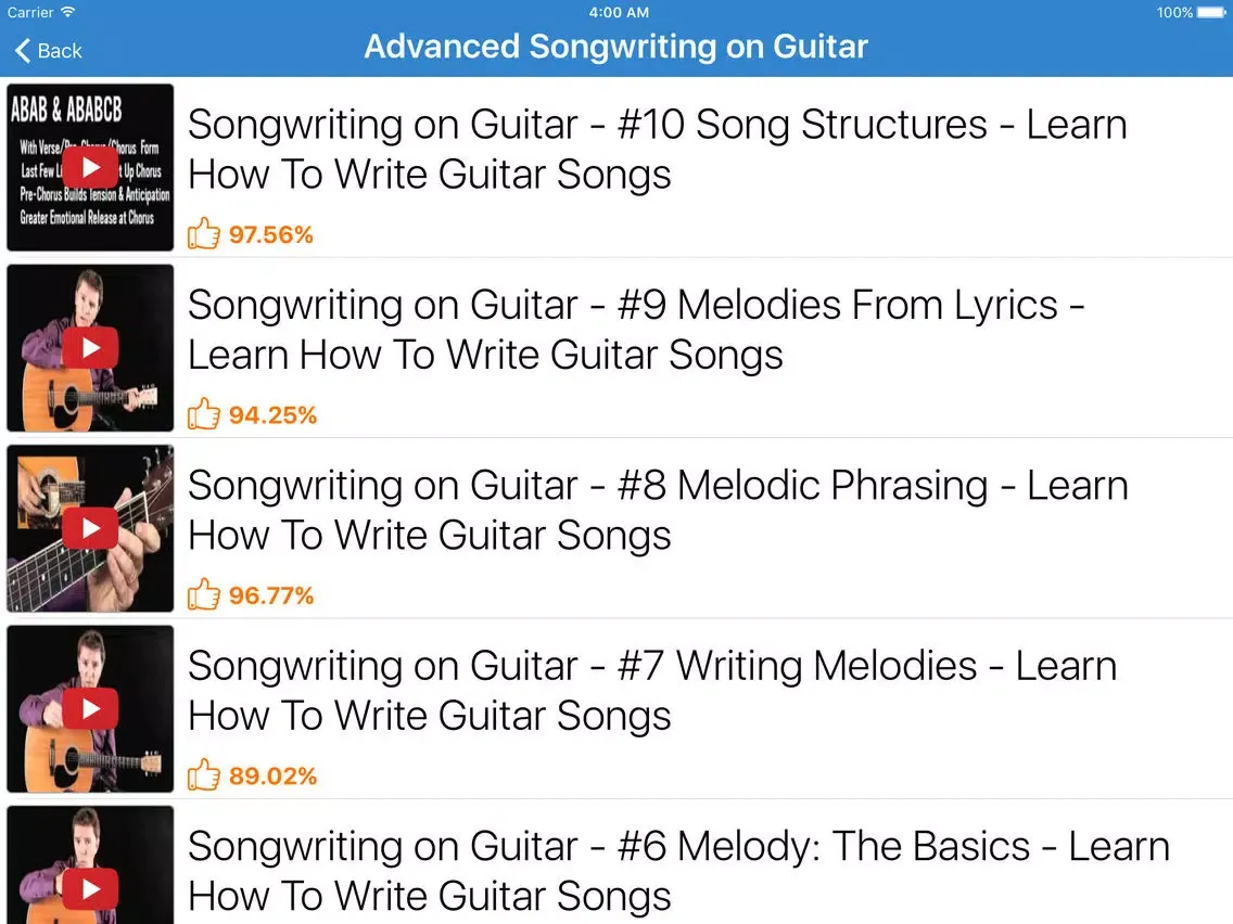 Zrzuty ekranu How To Write A Song - Songwriting For Songwriter iPad 