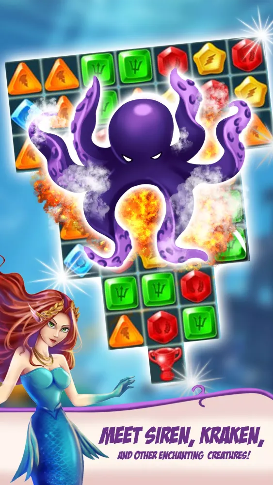 Siren Song: Match 3 Epic سکرین شاٹس