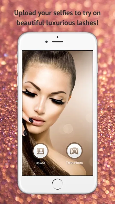 Tangkapan skrin Eye Lash Editor Pro - Create Beauty Selfie Face with Perfect Eyelash Extension
