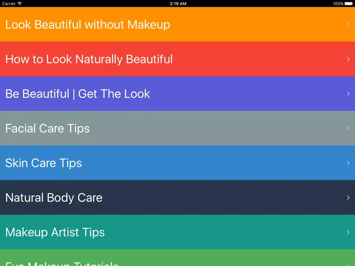 Captures d'écran de How To Look Beautiful iPad 