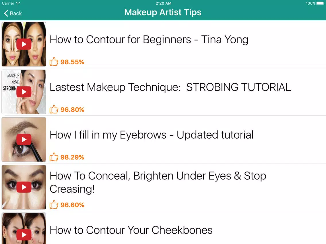 Captures d'écran de How To Look Beautiful iPad 