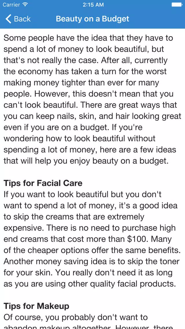 Captures d'écran de How To Look Beautiful