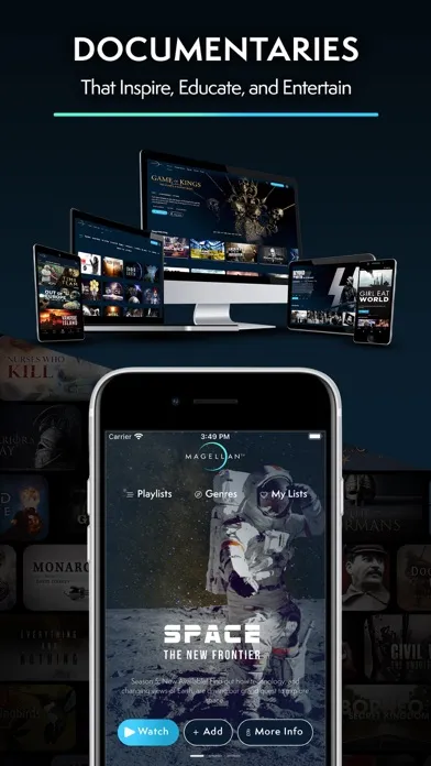 Ảnh chụp màn hình của MagellanTV Documentaries