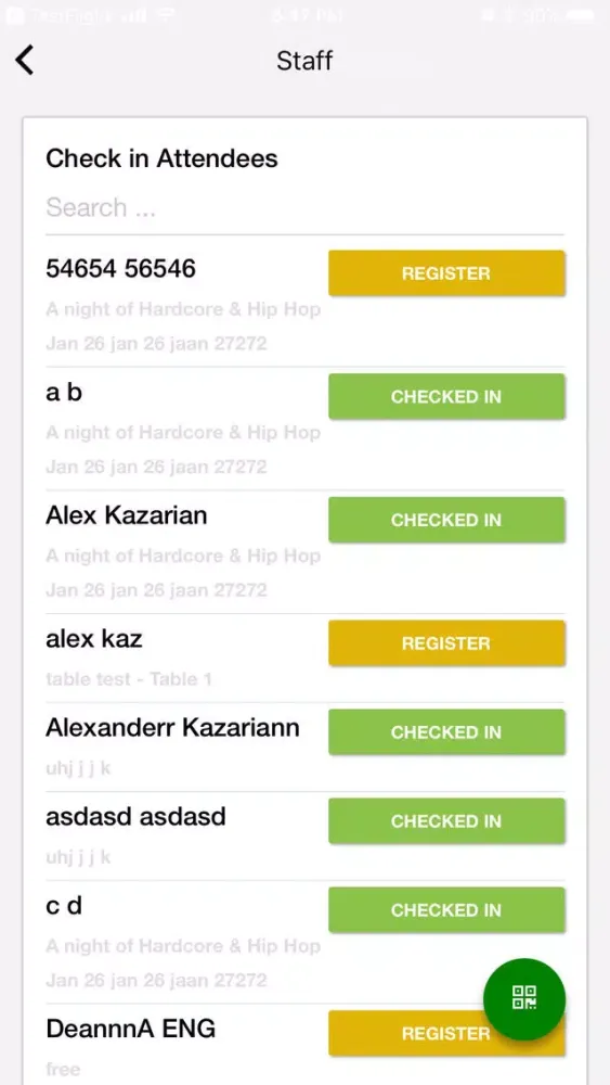 ภาพหน้าจอของ On Tap Tickets
