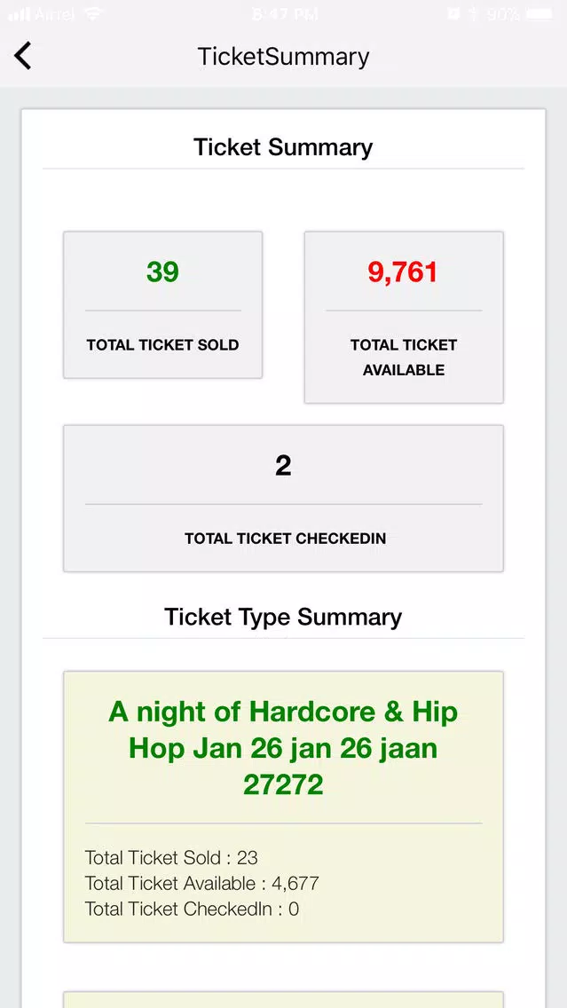 On Tap Tickets应用截图