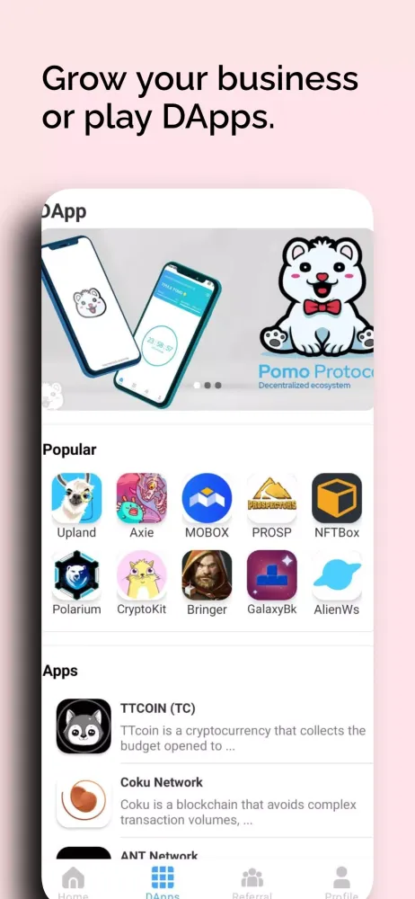 POMO: Bitcoin Cloud Mining App Screenshots