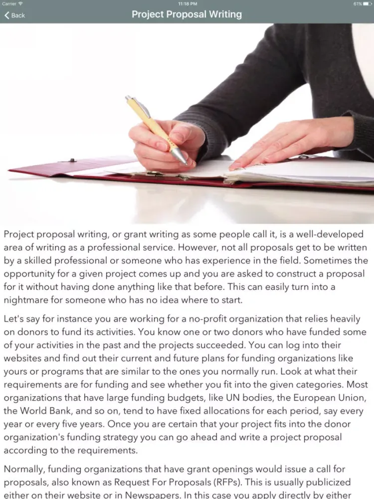 How To Write a Proposal iPad  স্ক্রিনশট