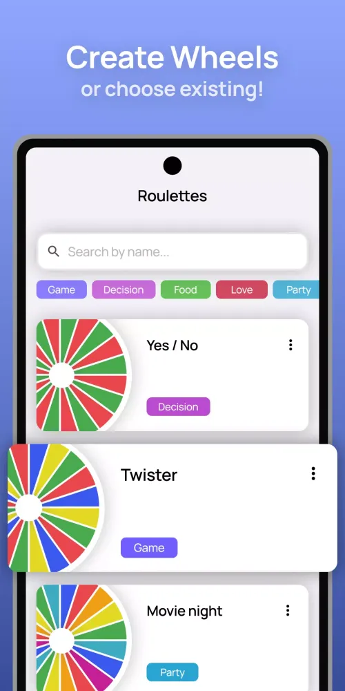 Screenshot di Spin the Wheel