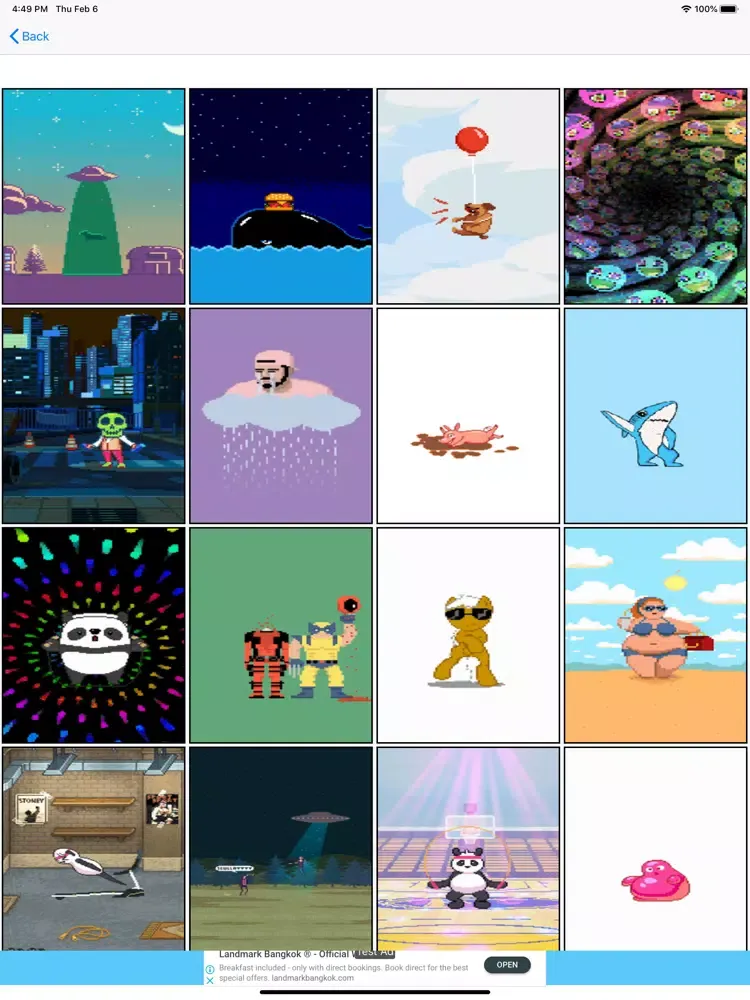 Pixel Live Wallpapers HD iPad  스크린샷