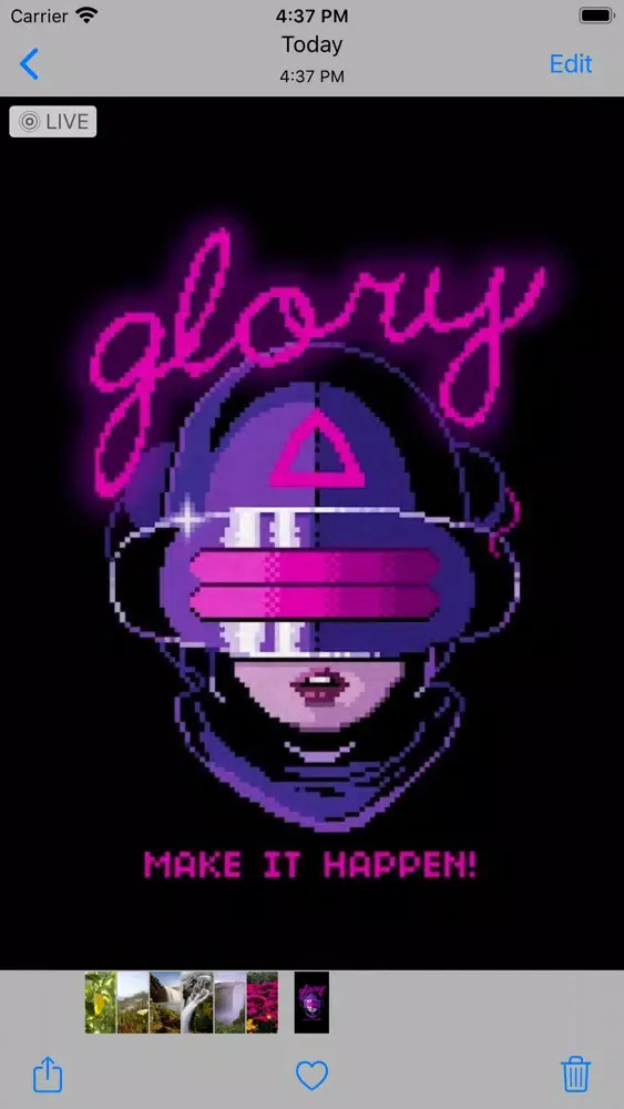 Pixel Live Wallpapers HD 스크린샷