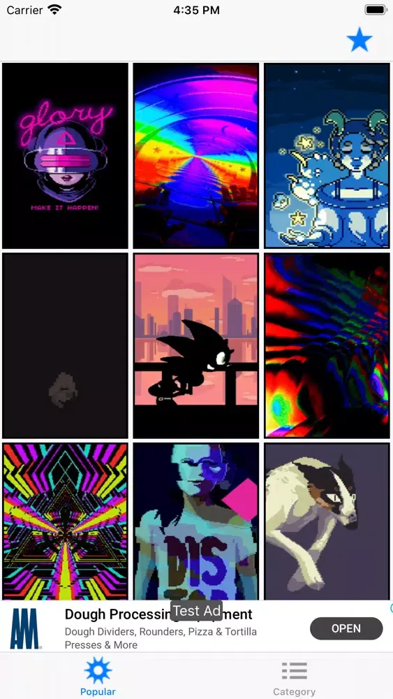 Pixel Live Wallpapers HD 스크린샷