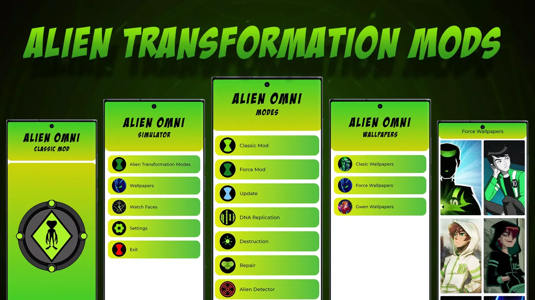 Alien Transformation Omni应用截图