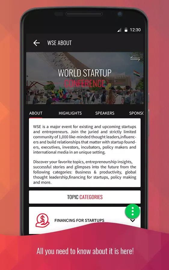 World Startup Expo ( WSE ) স্ক্রিনশট
