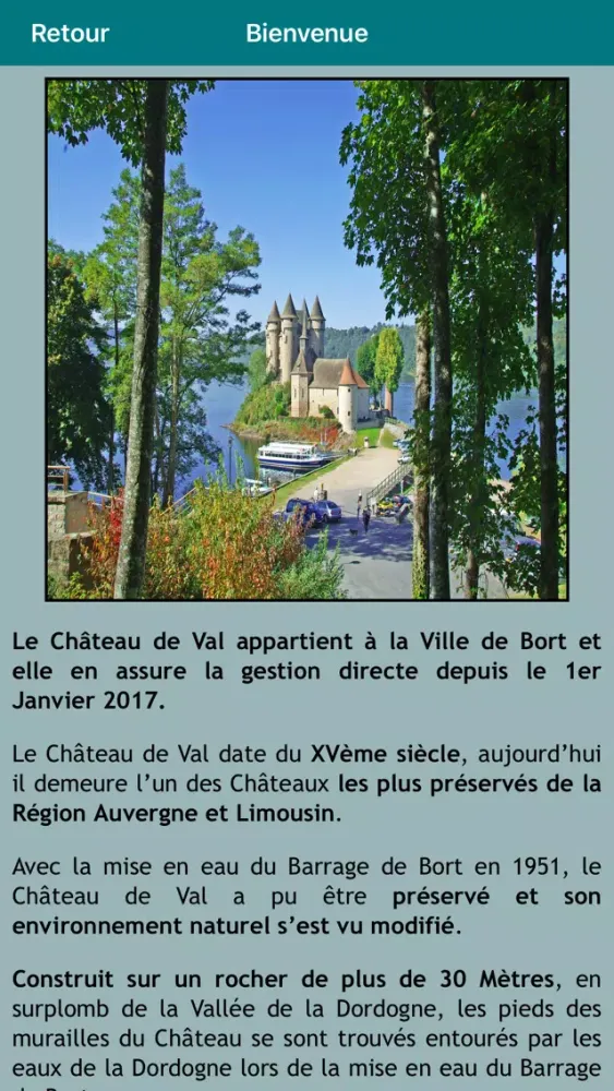 Capturas de tela do Visite Château de Val