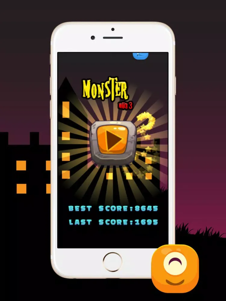 Capturas de tela do Monster Match 3+ Game iPad 