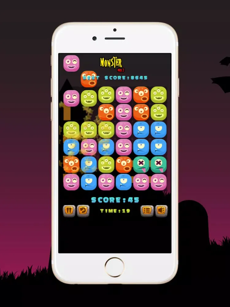 Capturas de tela do Monster Match 3+ Game iPad 
