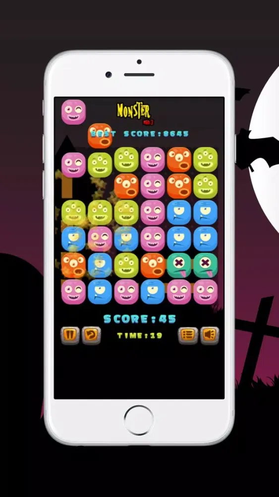 Capturas de tela do Monster Match 3+ Game