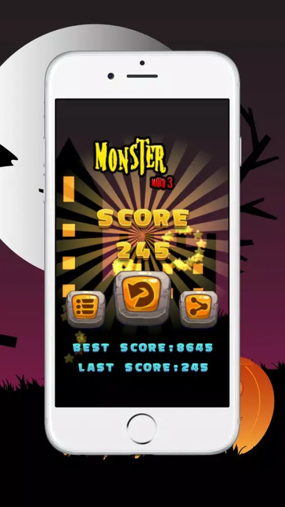 Capturas de tela do Monster Match 3+ Game