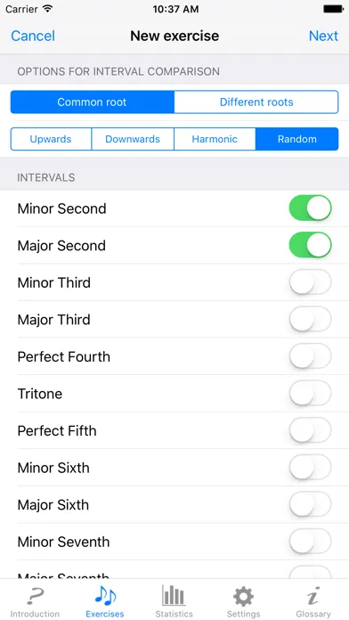 Screenshot di Ear Trainer