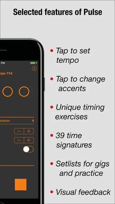 ภาพหน้าจอของ Pulse - Metronome