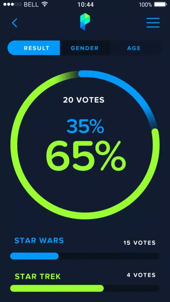 Pop-Op - The Popular Opinion App Screenshots