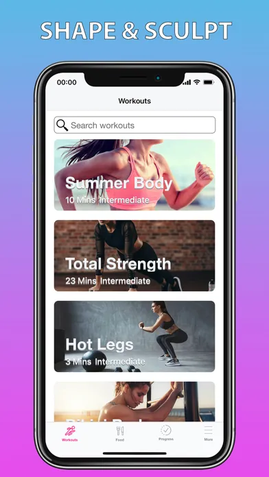 SCULPT: Fit Exercise Workouts应用截图