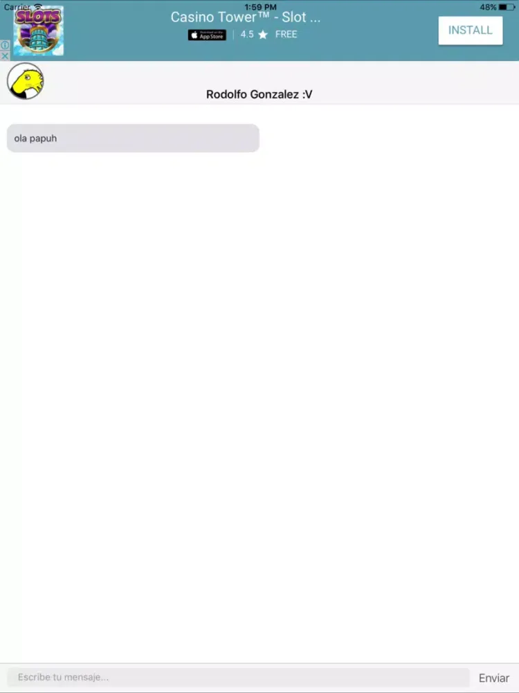 Скриншоты RataChat iPad 