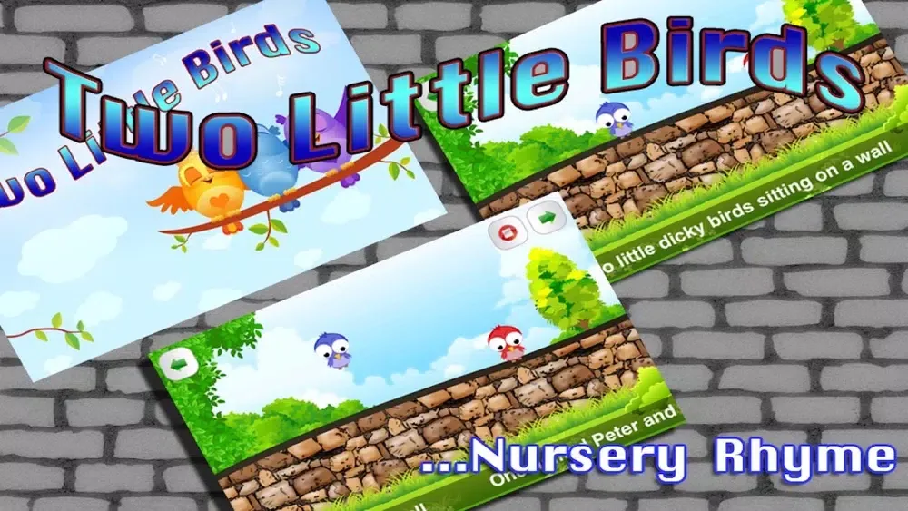 Ảnh chụp màn hình của Two Little Birds - Nursery Rhyme