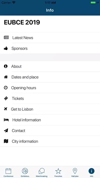 ETA Events Ekran Görüntüleri