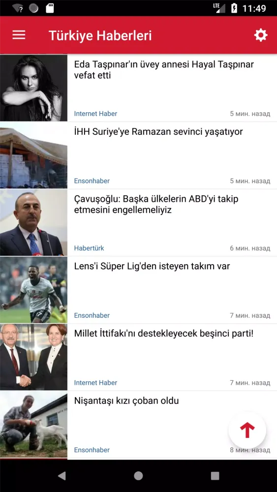 Capturas de pantalla de Haberler - Türkiye Haberleri -
