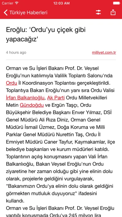 Türkiye Haberleri - News سکرین شاٹس